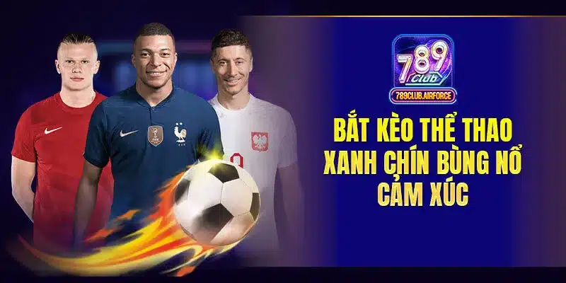 Bắt kèo thể thao xanh chín bùng nổ cảm xúc